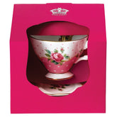 Royal Albert Cheeky Pink Vintage Teacup & Saucer